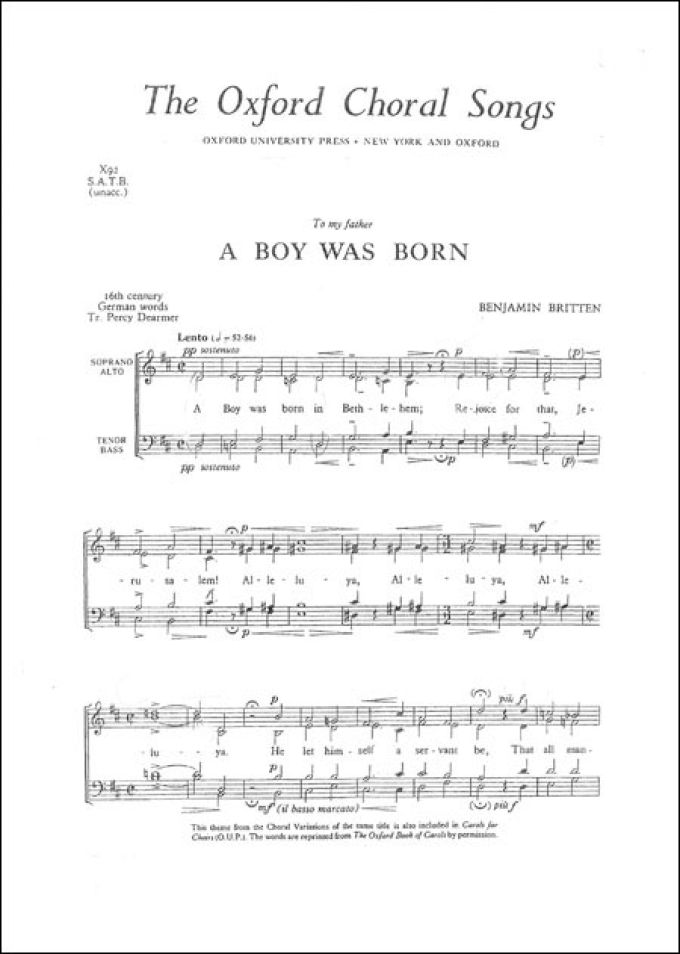 A boy was born